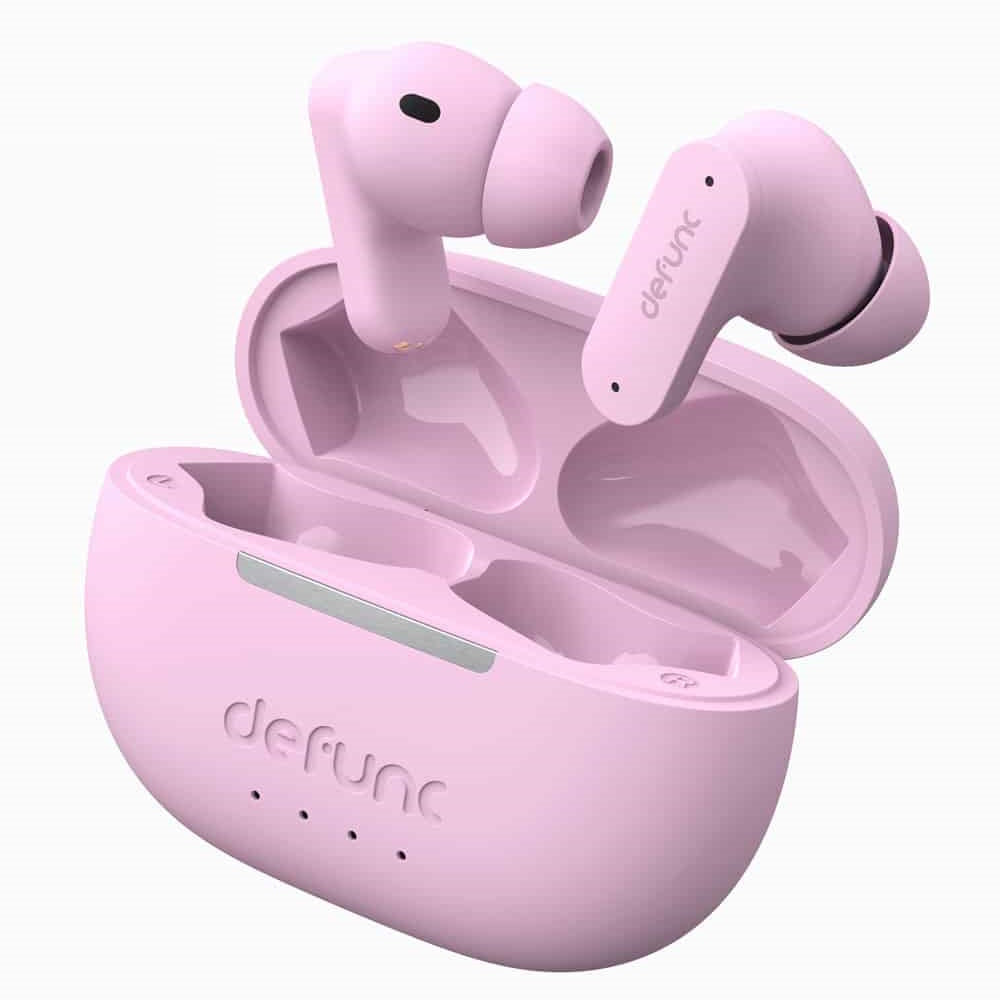 Defunc TRUE ANC Bluetooth 5.3 Ασύρματα True Wireless Ακουστικά με Active Noise Cancellation και θήκη (ροζ) – PhoneBazaar