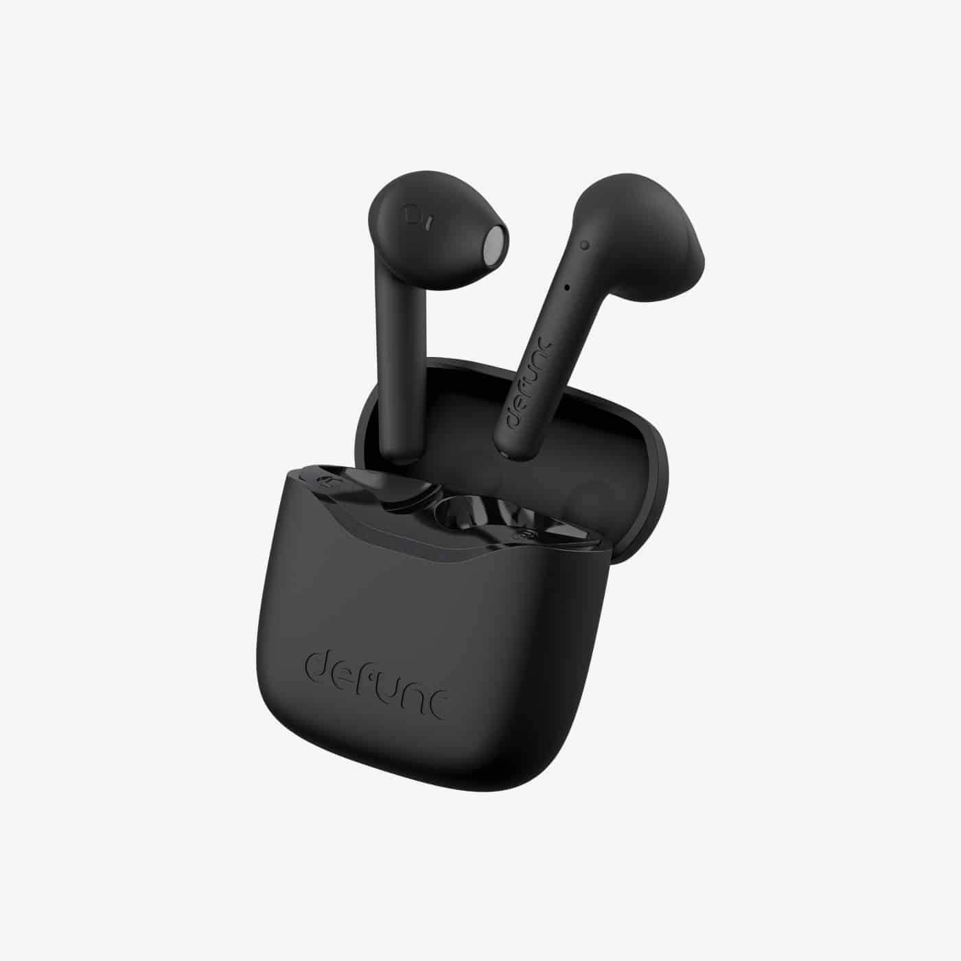 Defunc TRUE TRAVEL Kit Bluetooth 5.3 Ασύρματα True Wireless Ακουστικά με θήκη (μαύρο)