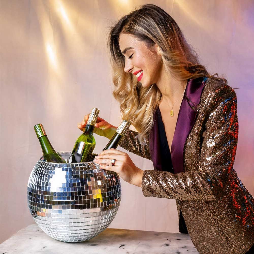 Disco Ball Ice Bucket Gold - Κουβάς Πάγου Ντισκομπάλα – Προσθέστε Λάμψη στα Πάρτι σας