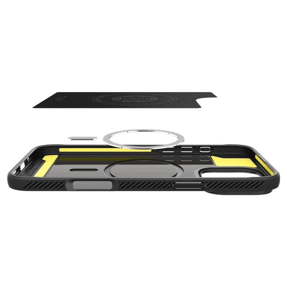 Spigen Rugged Armor MagSafe Case for iPhone 16 Pro - Black