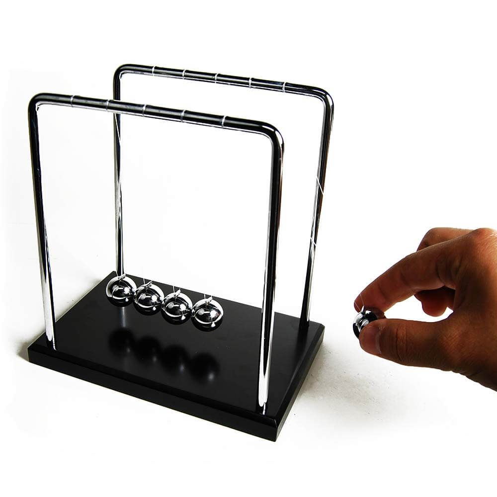 Giant Newton's Cradle - Γιγαντιαίο Εκκρεμές του Νεύτωνα – Κομψό και Εκπαιδευτικό Διακοσμητικό Γραφείου