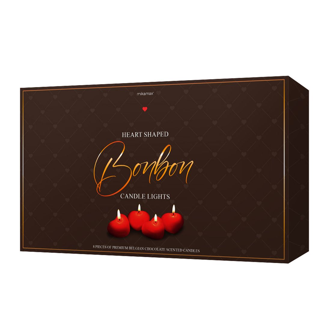 Heart Shaped Bonbon Candle Lights – Ρομαντικά Κεριά σε Σχήμα Καρδιάς