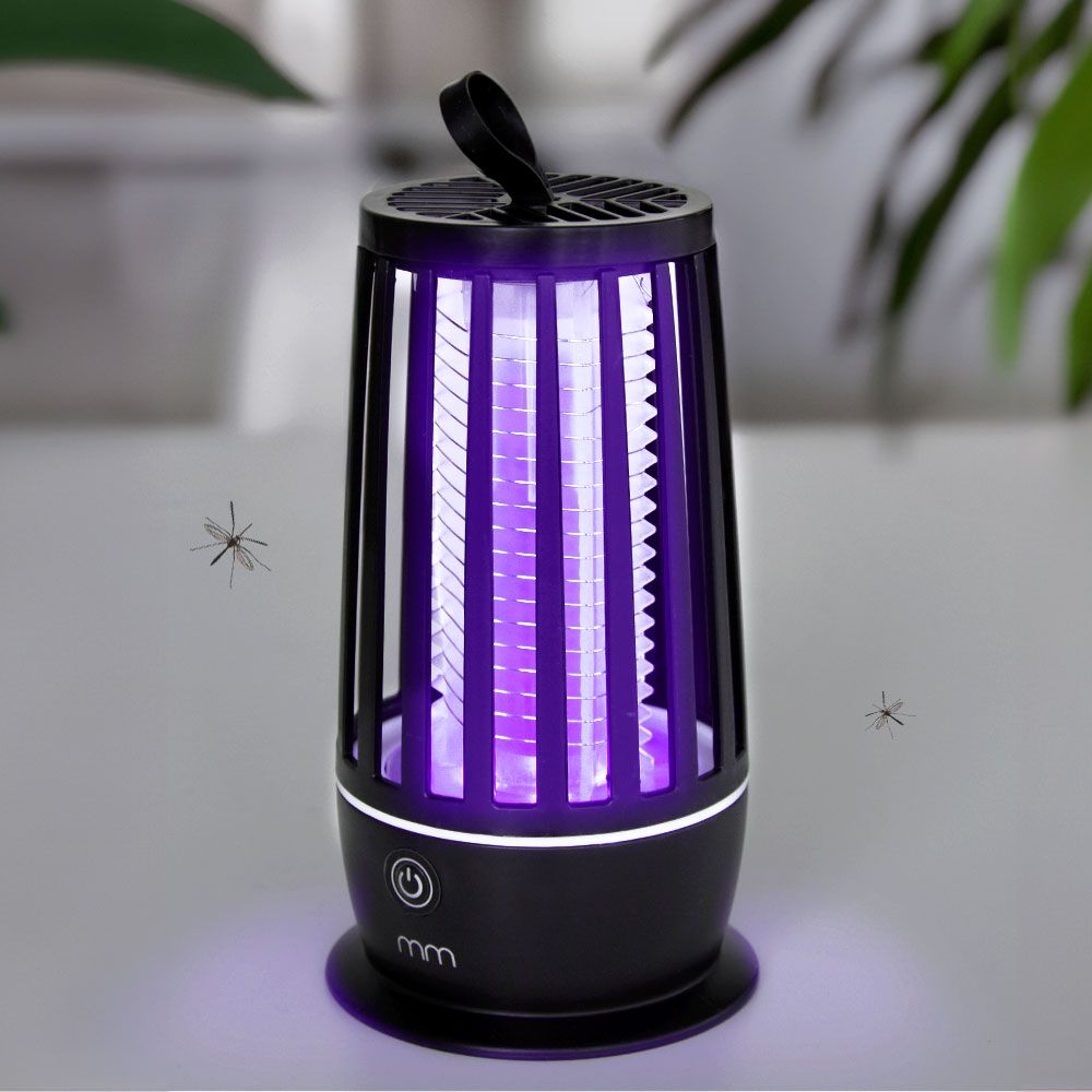Rechargeable Mosquito Zapper Lamp – Επαναφορτιζόμενη Αντικουνουπική Λάμπα με Λειτουργία Νυχτερινού Φωτισμού