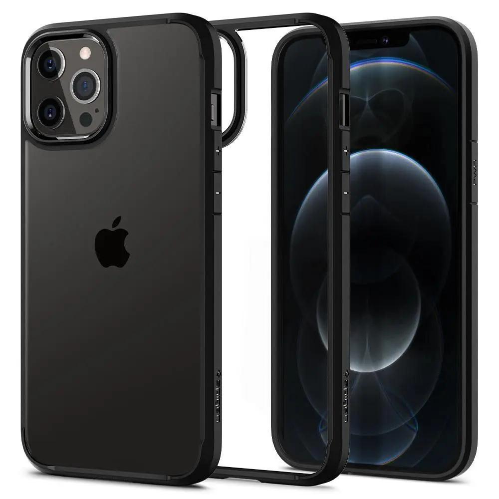 Spigen Ultra Hybrid Case For Iphone 12 / Iphone 12 Pro για Matte Black – PhoneBazaar