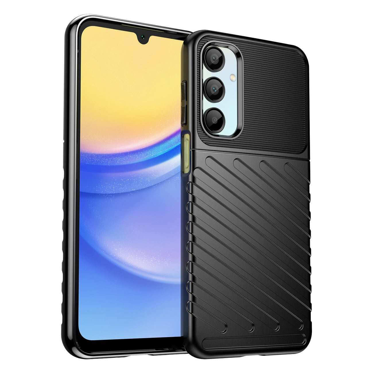 Thunder Θήκη Για Samsung Galaxy A56/A36 Σιλικόνης Θωρακισμένηed Κάλυμμα - Black – Θήκη για κινητό από το PhoneBazaar.gr