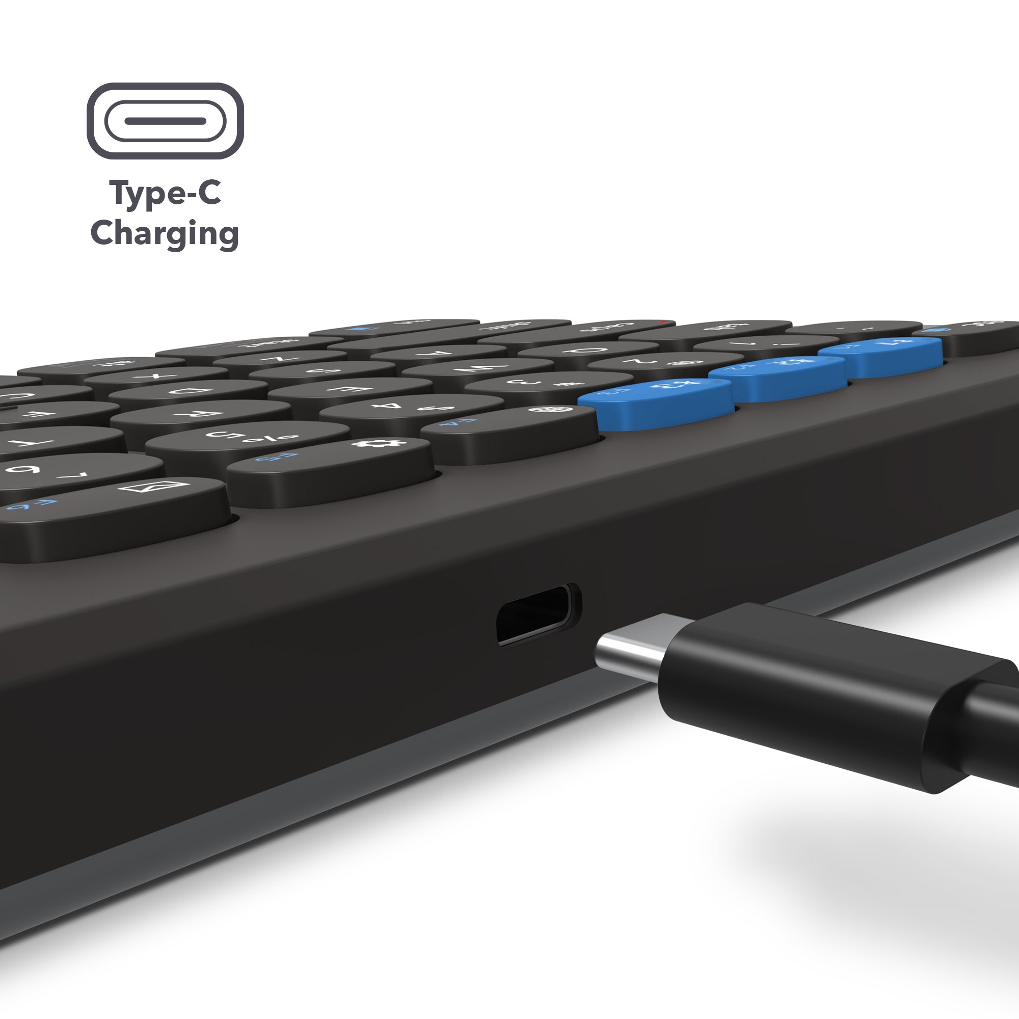 Zagg Ασύρματο Mid-Sized Πληκτρολόγιο Pro Keyboard 15 (2023) με ασύρματη φόρτιση σε μαύρο/γκρι χρώμα (UK Layout) - 103211034