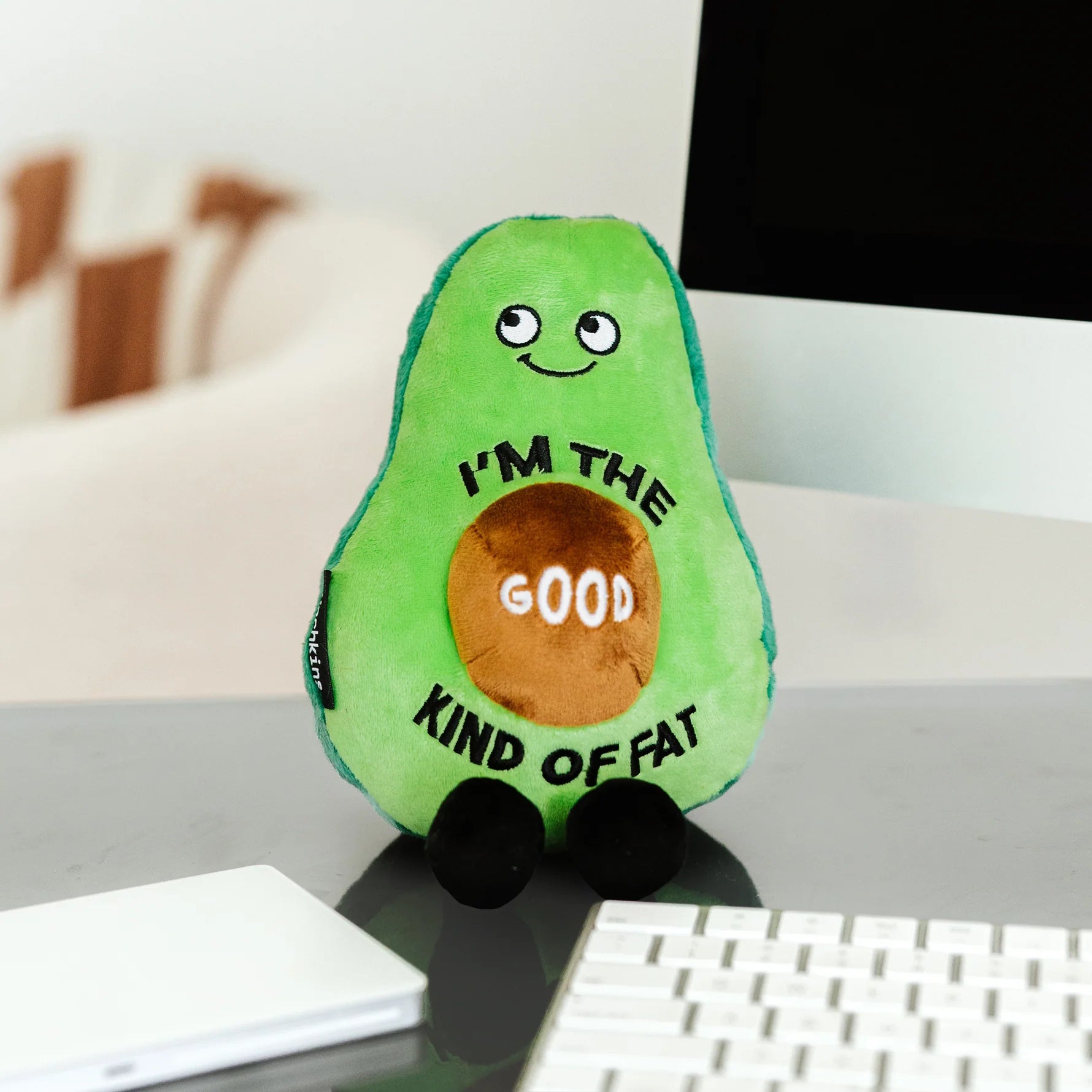 Punchkins Plush Avocado Λούτρινο – "I'm The Good Kind Of Fat"