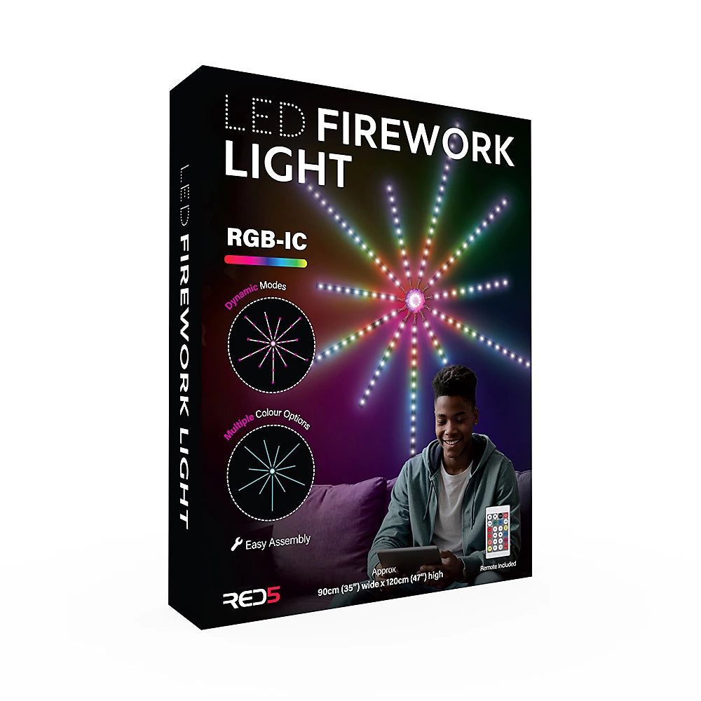 The Source –  LED Burst Light Set – Πολύχρωμο Φωτιστικό με Τηλεχειριστήριο & Rainbow Εφέ – PhoneBazaar