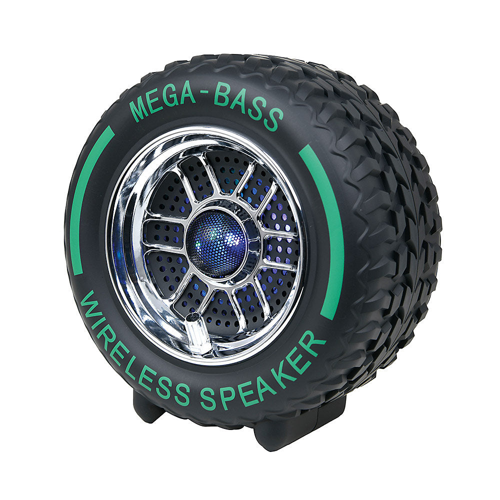 The Source – Wireless Tyre Speaker Bluetooth Ηχείο με Subwoofer 15W & Εφέ Κινητήρα – PhoneBazaar
