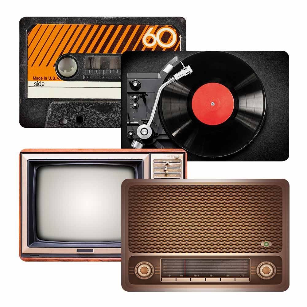 Retro Placemats - Ρετρό Σουπλά - Σετ 4 Τεμαχίων Για Μοναδική Διακόσμηση Τραπεζιού – Θήκη για κινητό από το PhoneBazaar.gr