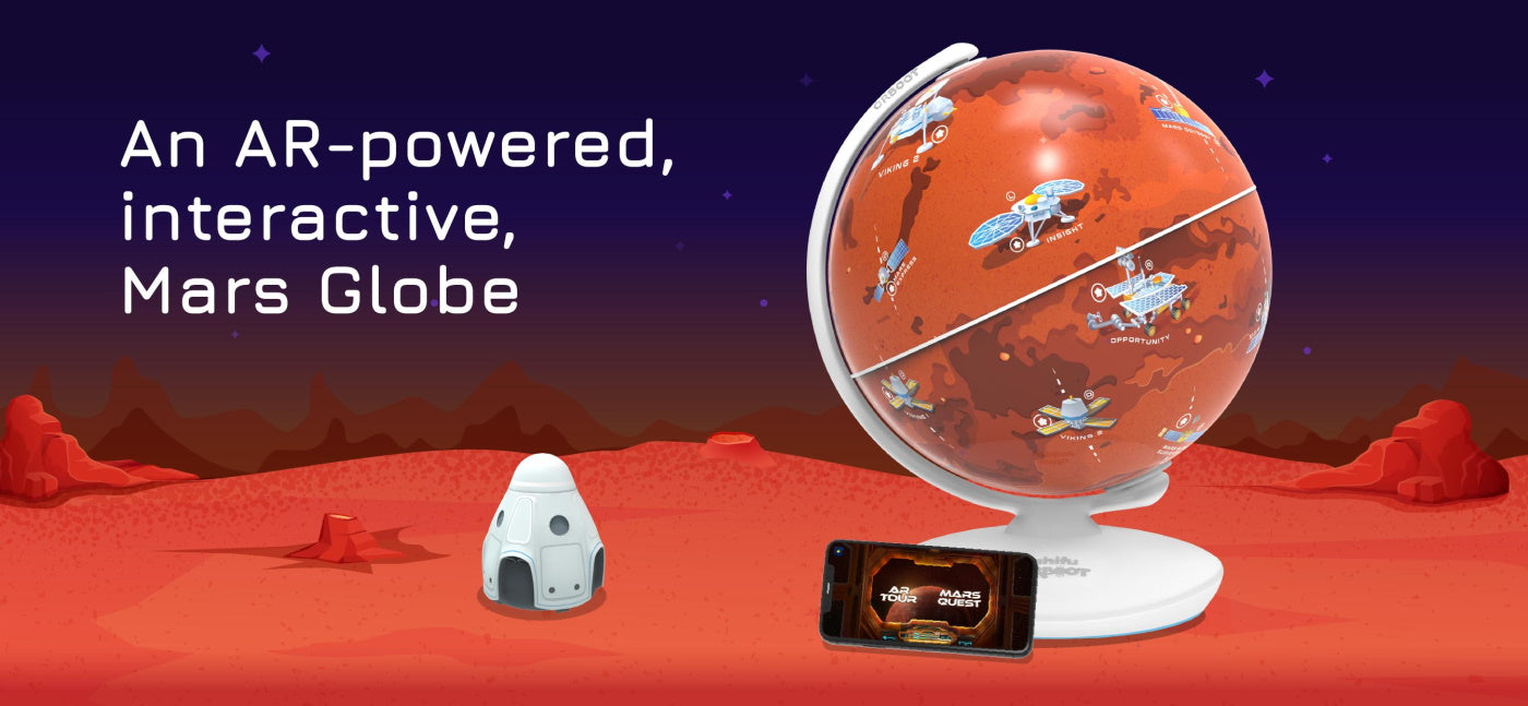 Shifu Orboot Mars Σύστημα παιδικού παιχνιδιού Επαυξημένης Πραγματικότητας με Υδρόγειο