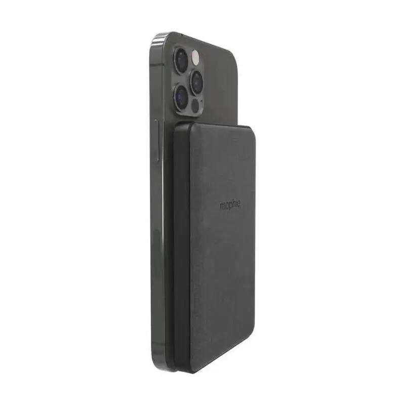 Mophie Snap+ Juice Pack Mini Μαγνητικό Powerbank 5.000 Mah Με Ενσωματωμενο Snap Adapter Και Υποστηριξη Qi & Magsafe Σε Χρωμα Μαύρο – PhoneBazaar