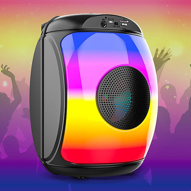 The Source – Wireless Led Party Speaker – Ασύρματο Ηχείο Με Πολύχρωμο Led Φωτισμό & Party Mood – Θήκη για κινητό από το PhoneBazaar.gr