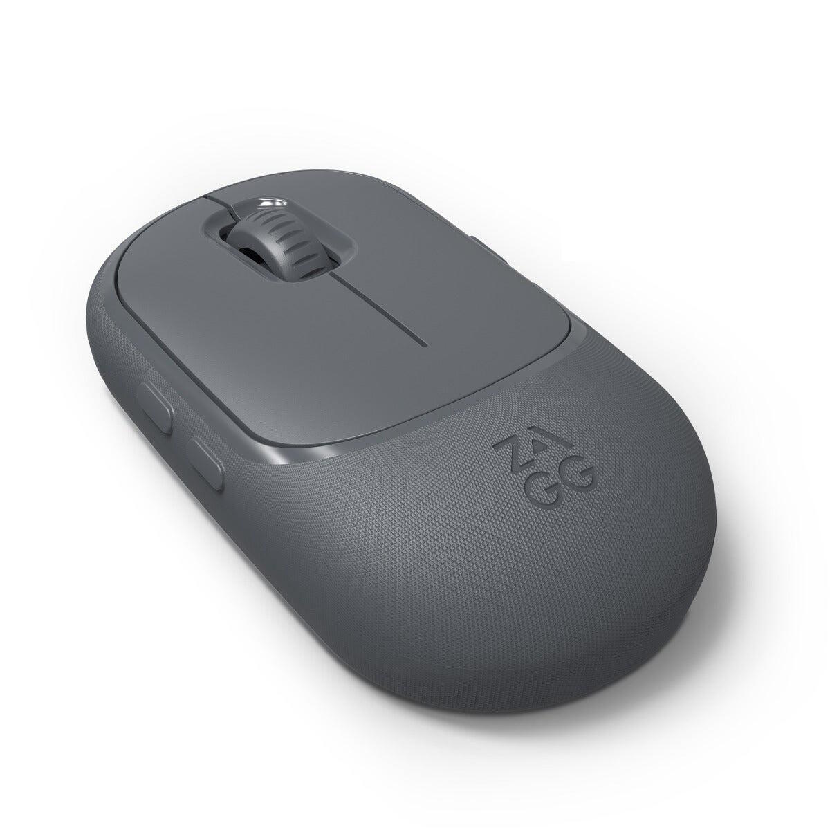Zagg Pro Mouse Ασύρματο Ποντίκι με Qi Ασύρματη φόρτιση σε χρώμα space grey