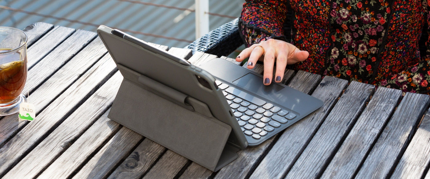 ZAGG Pro Keys με Trackpad Θήκη με πληκτρολόγιο για Apple iPad 10,2" (7ης / 8ης Γενιάς (2019 - 2020) σε charcoal χρώμα - 103407950