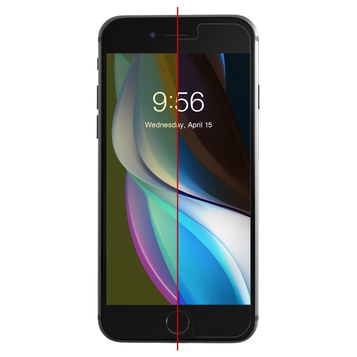 ZAGG InvisibleShield Full Face Tempered Glass με αντιμικροβιακή τεχνολογία – Elite VisionGuard+ για Apple iPhone SE 2020