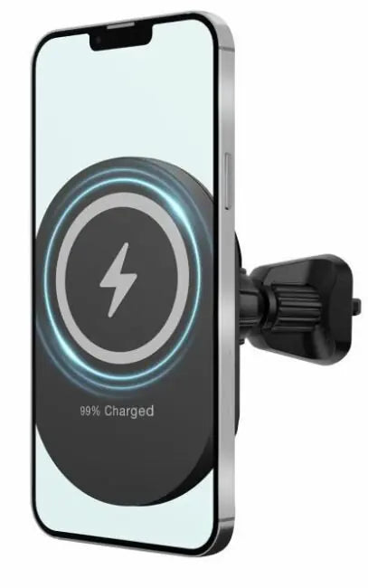 Forever - WSH-140 Magsafe Magnetic Holder with wireless charging 15W- Black