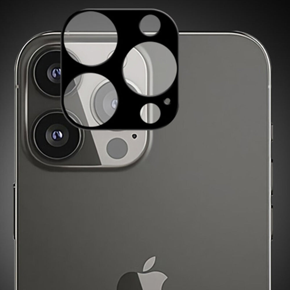 Techsuit - Full Camera Glass - iPhone 13 Pro / iPhone 13 Pro Max - Black