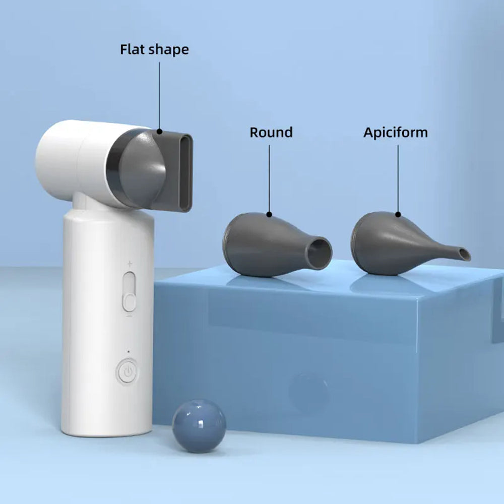 Techsuit - Premium Handheld Fan (FS15) - Multifunctional, Portable, Adjustable, 80000rpm, Rechargeable, 4500mAh - Navy Blue