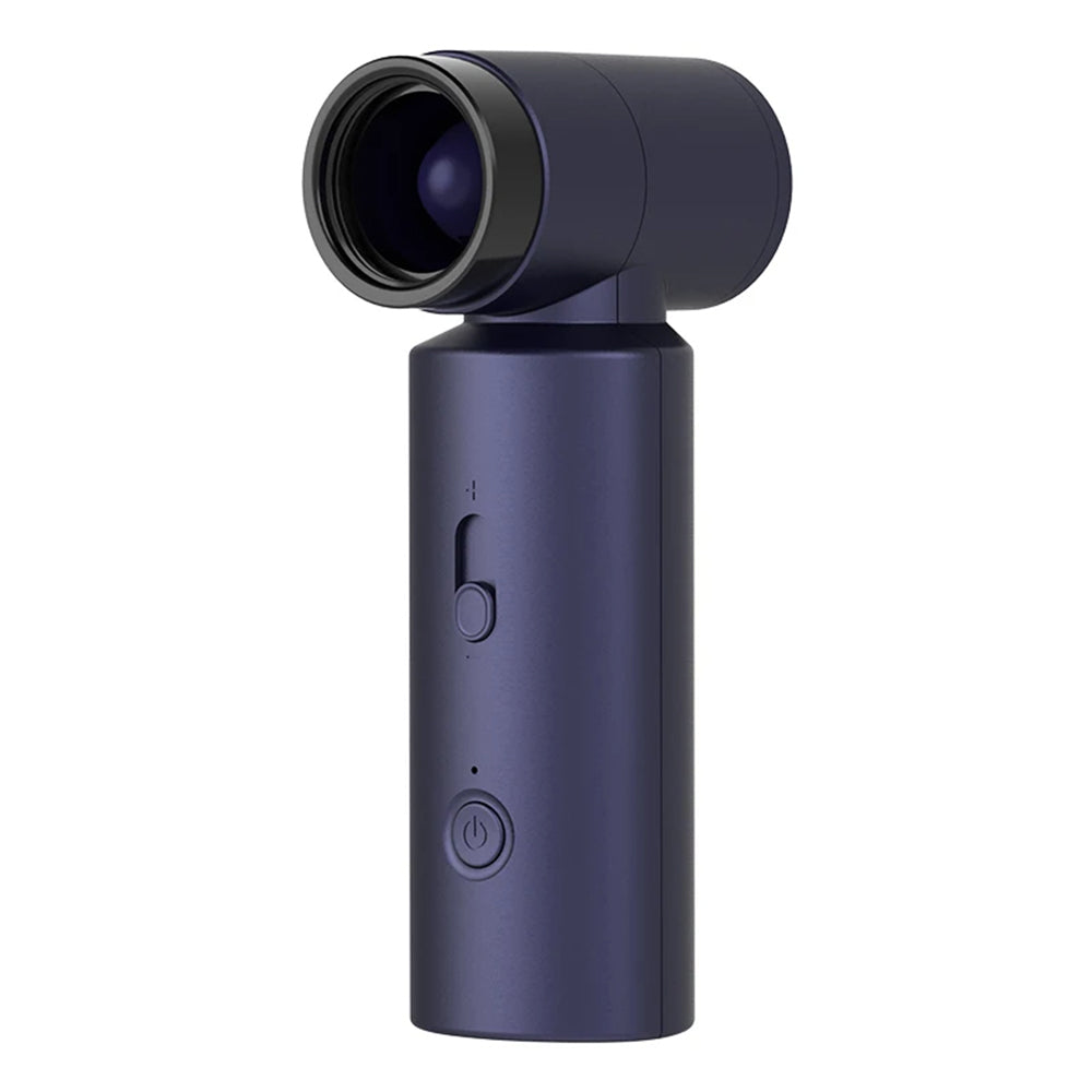 Techsuit - Premium Handheld Fan (FS15) - Multifunctional, Portable, Adjustable, 80000rpm, Rechargeable, 4500mAh - Navy Blue