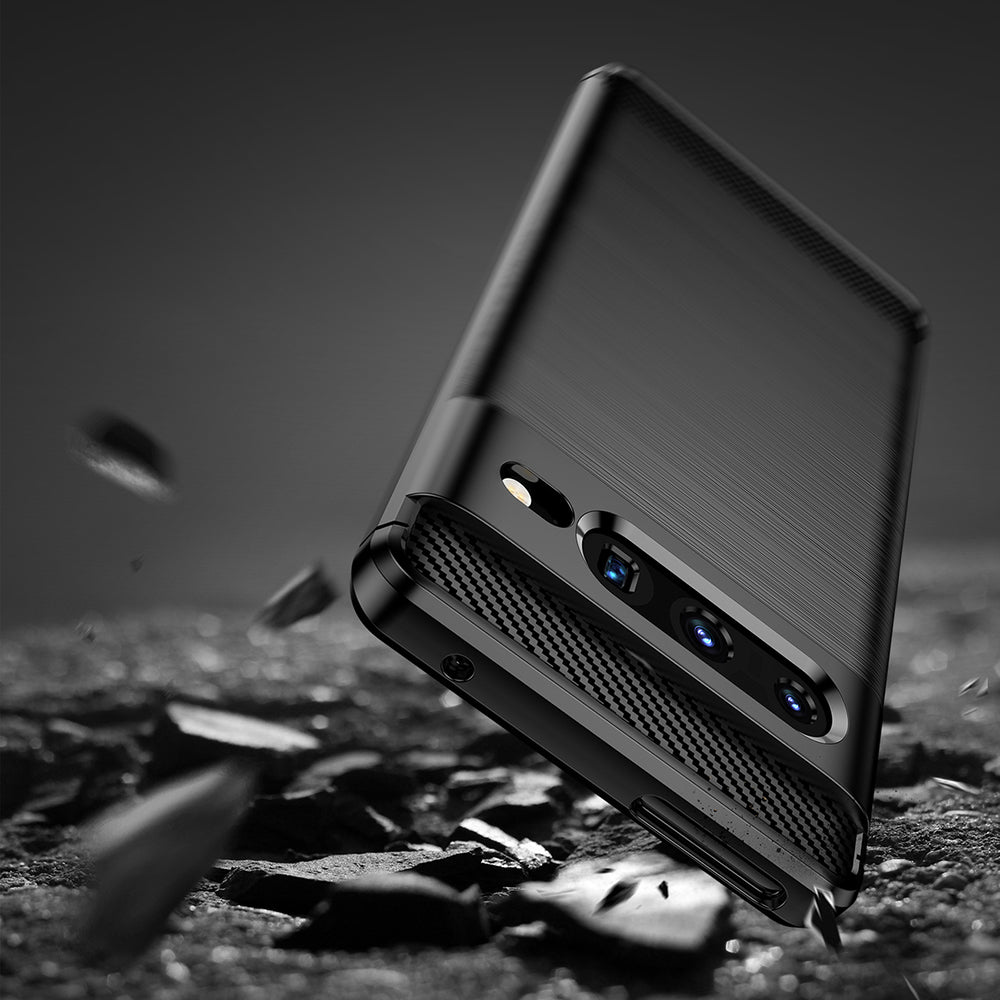 Techsuit - Carbon Silicone - Google Pixel 7 Pro - Black