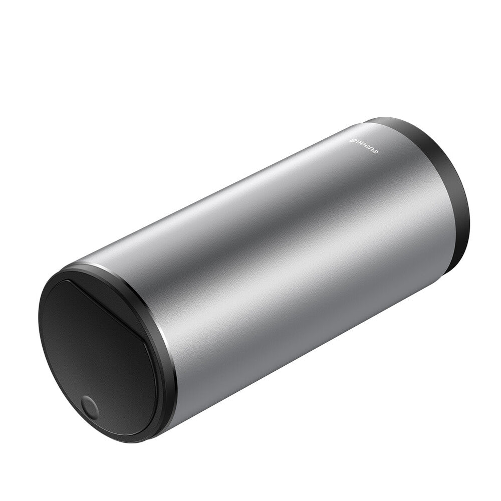 Baseus - Trash Can Gentleman Style (CRLJT-0G) - with 30 Garbage Bags, Aluminum Alloy, ABS, 500ml - Dark Gray