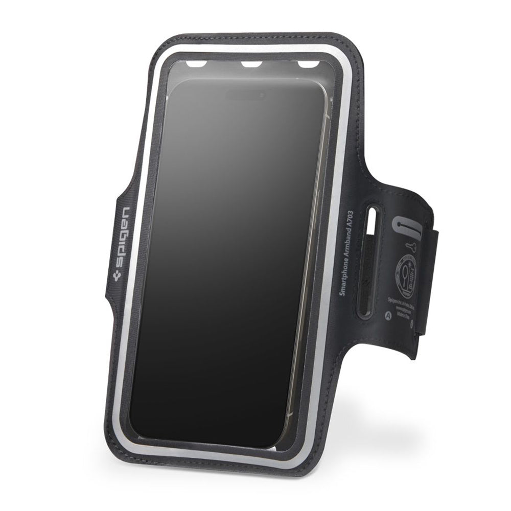 Spigen - Sports Armband Dynamic Shield (A703) - Waterproof, Lightweight, 6.9 inch - Black