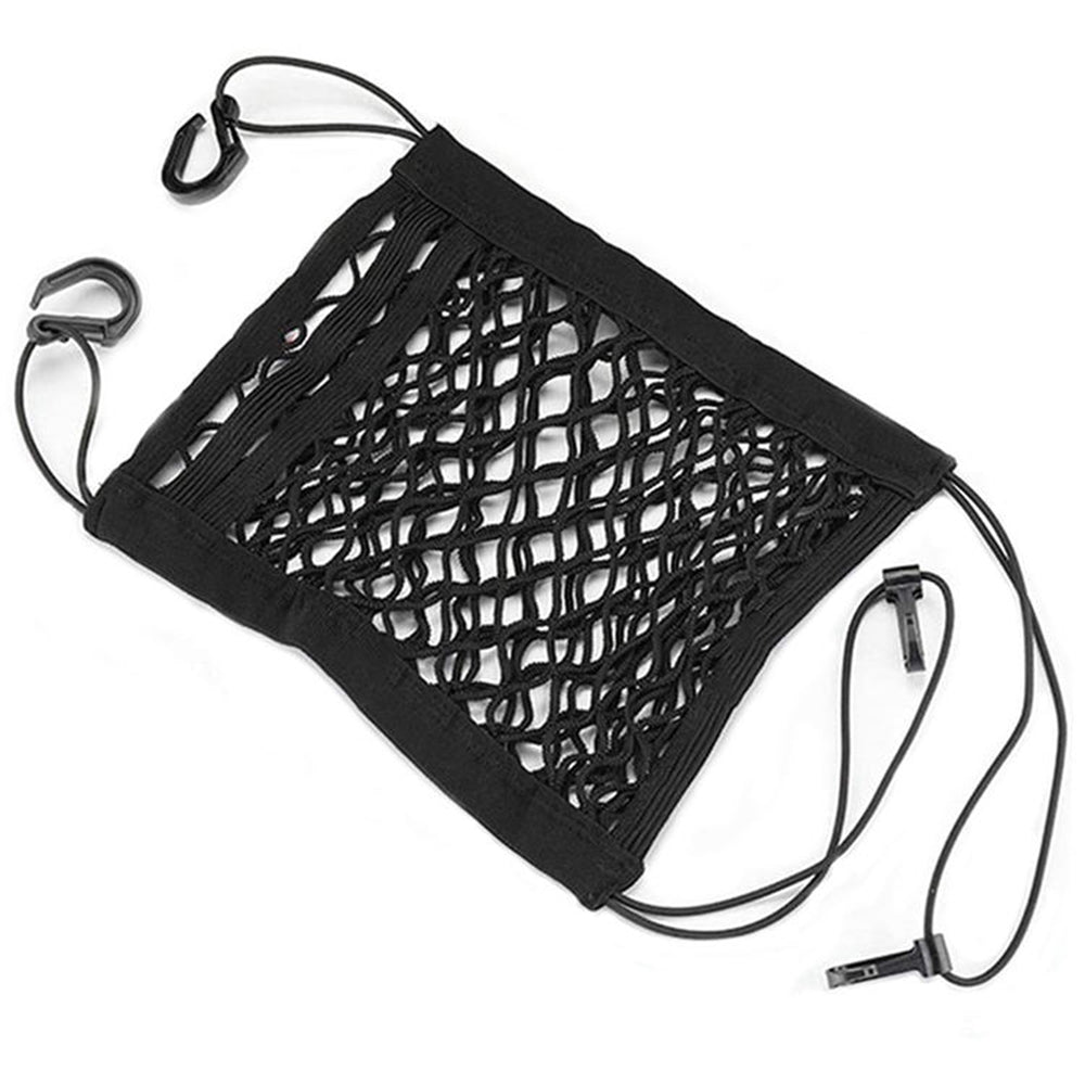 Techsuit - Auto - Moto > Αξεσουάρ Καμπίνας > Οργάνωση Χώρου Αυτοκινήτου (CO-B3) - 3 Layer Car Net Barrier with Pockets for Backseats - Black