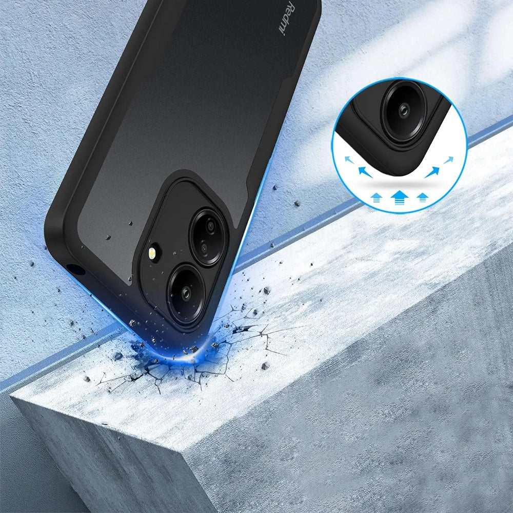 Techsuit - ColorVerse 360 Series + Screen Protector - Xiaomi Redmi 13C 4G / Poco C65 - Black