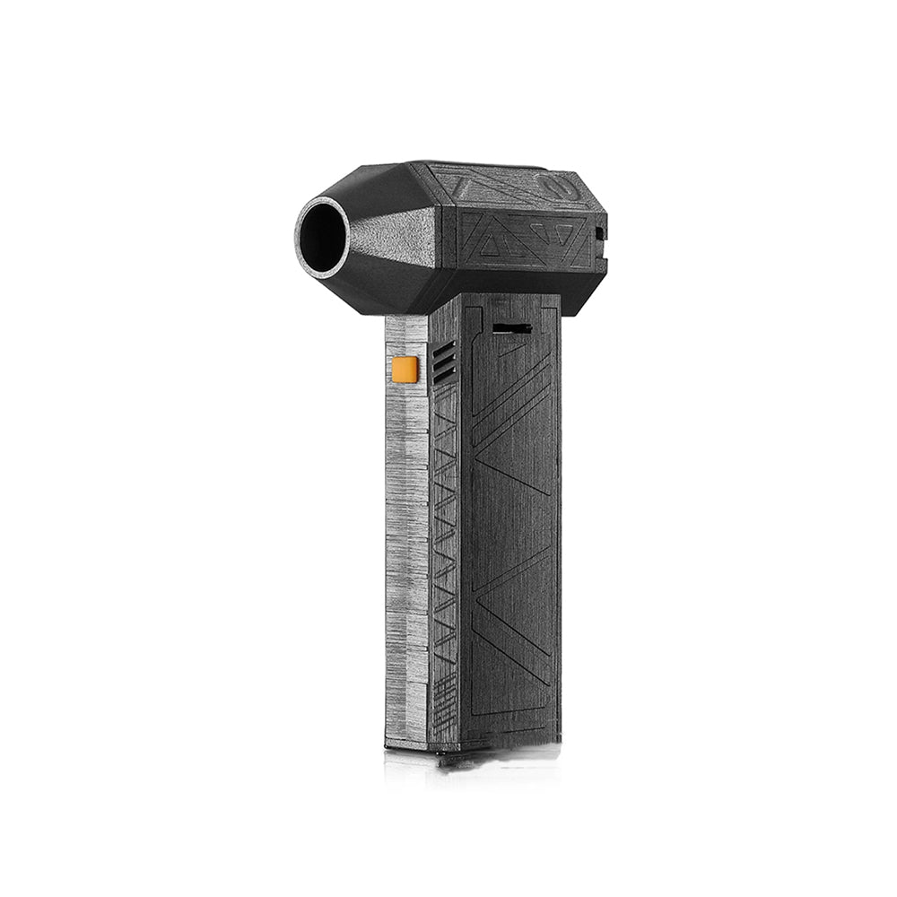 Techsuit - Mini Super Jet Fan (YY01) - Turbo Fan and Hammer, with 3 Adjustable Speeds, 120W, 8000mAh, 130000RPM - Black