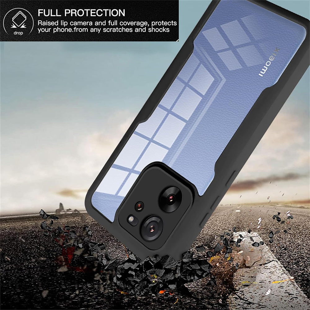 Techsuit - ColorVerse 360 Series + Screen Protector - Xiaomi Redmi 12 4G - Black