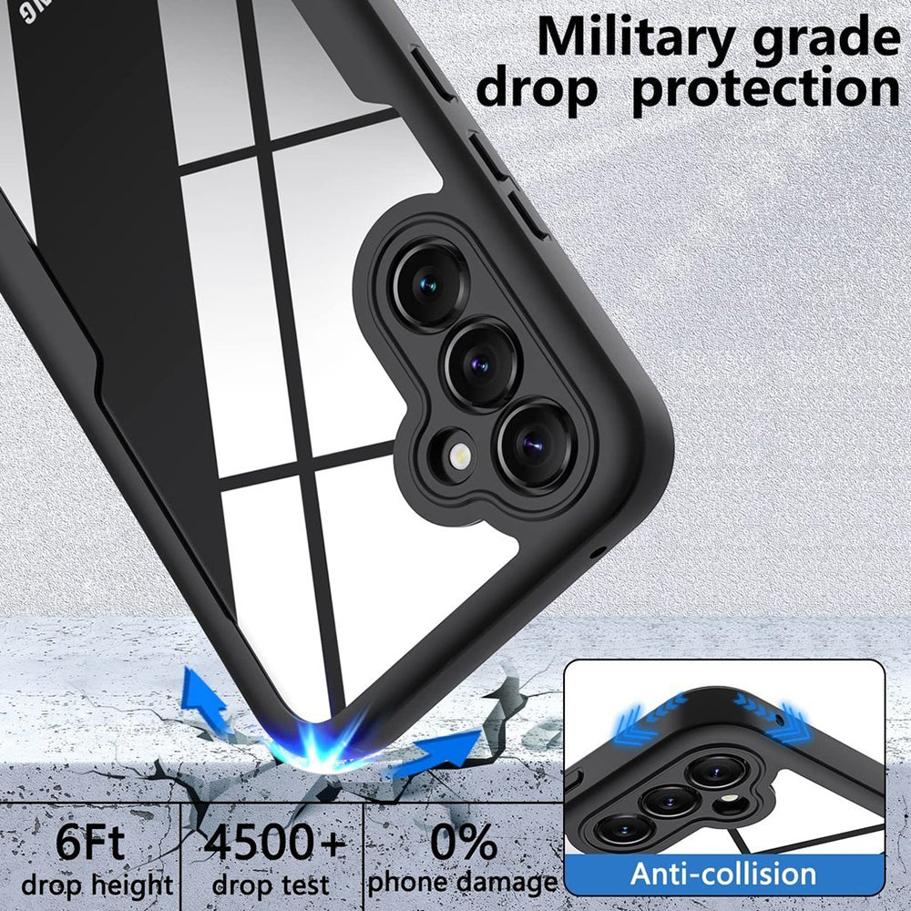 Techsuit - ColorVerse 360 Series + Screen Protector - Galaxy S24 - Black