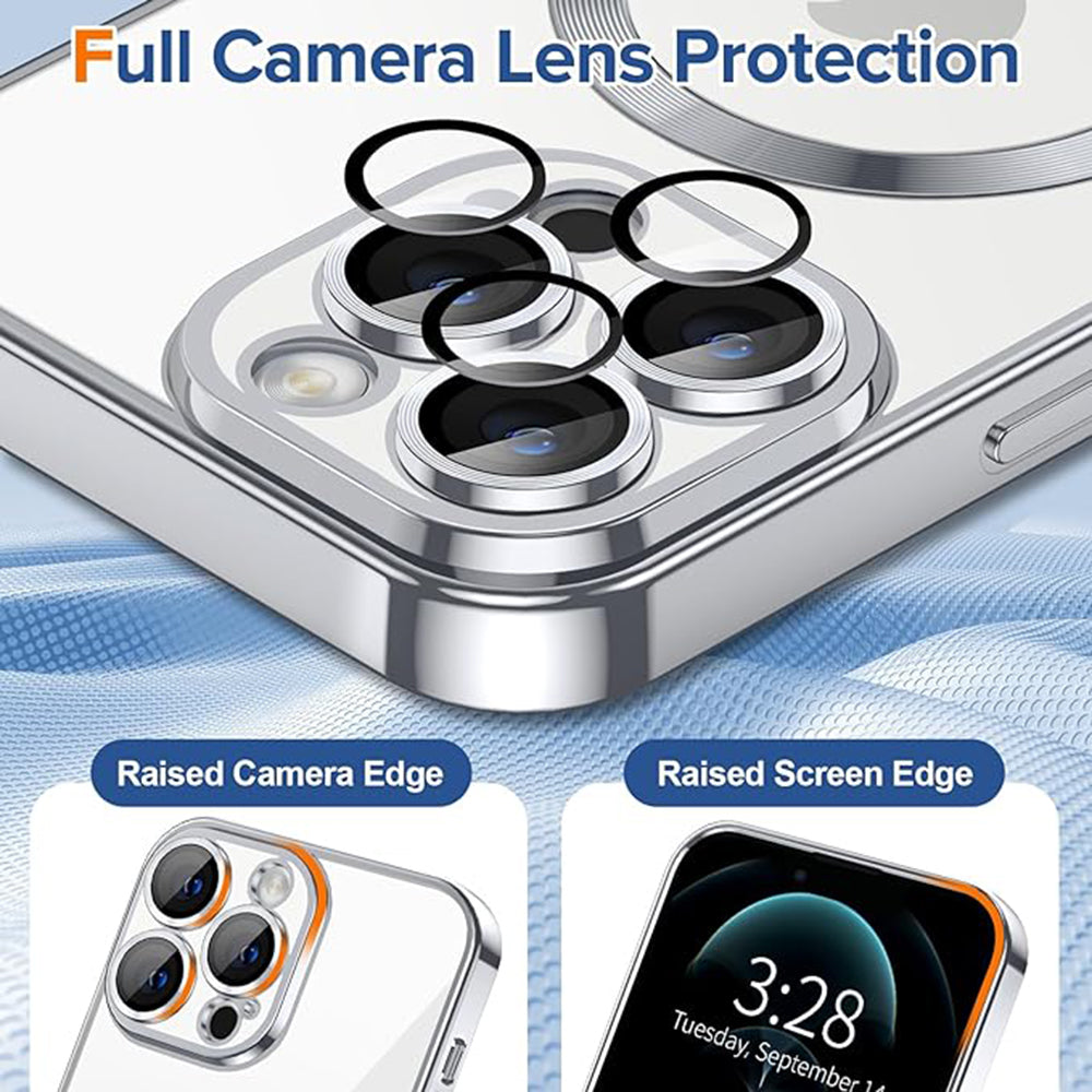 Techsuit - Luxury Crystal MagSafe - iPhone 12 Pro - Silver