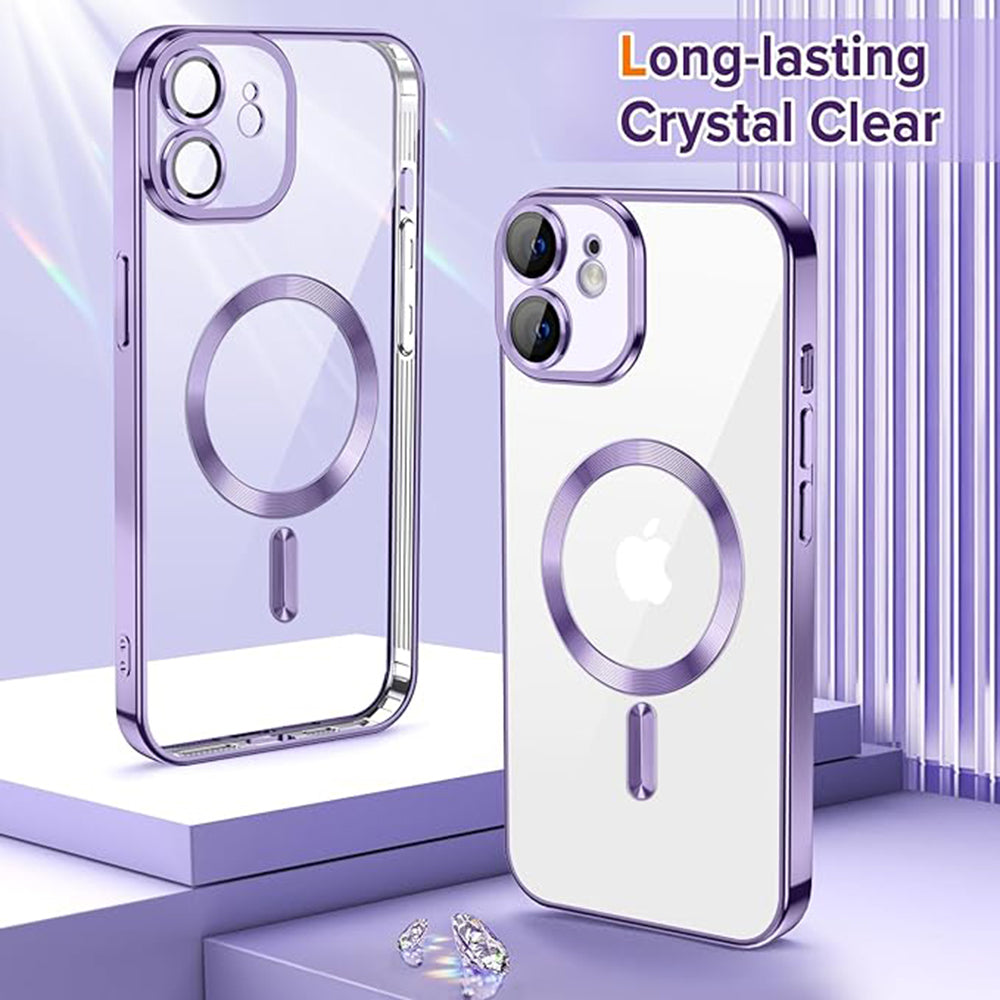 Techsuit - Luxury Crystal MagSafe - iPhone 12 - Light Purple
