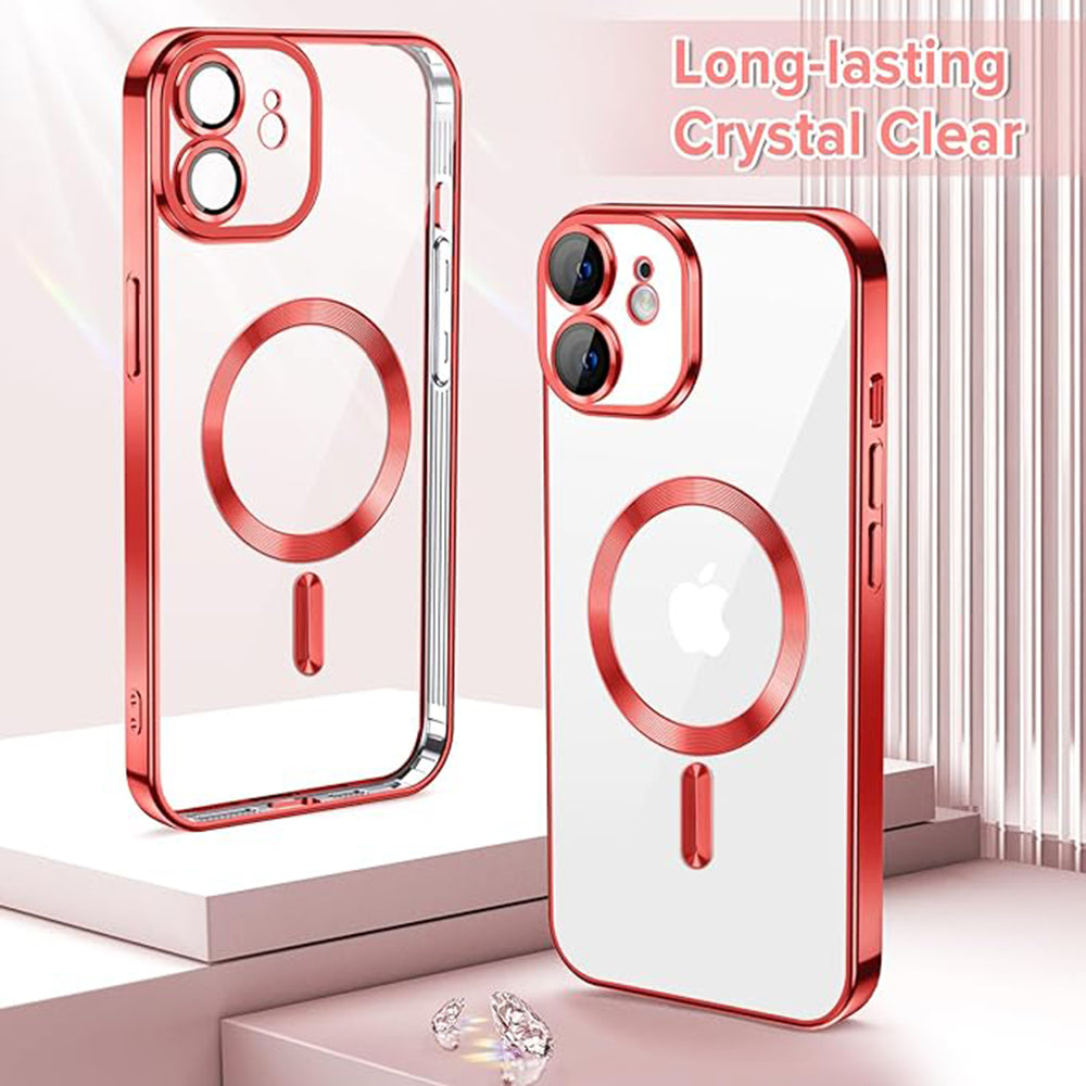 Techsuit - Luxury Crystal MagSafe - iPhone 12 - Red