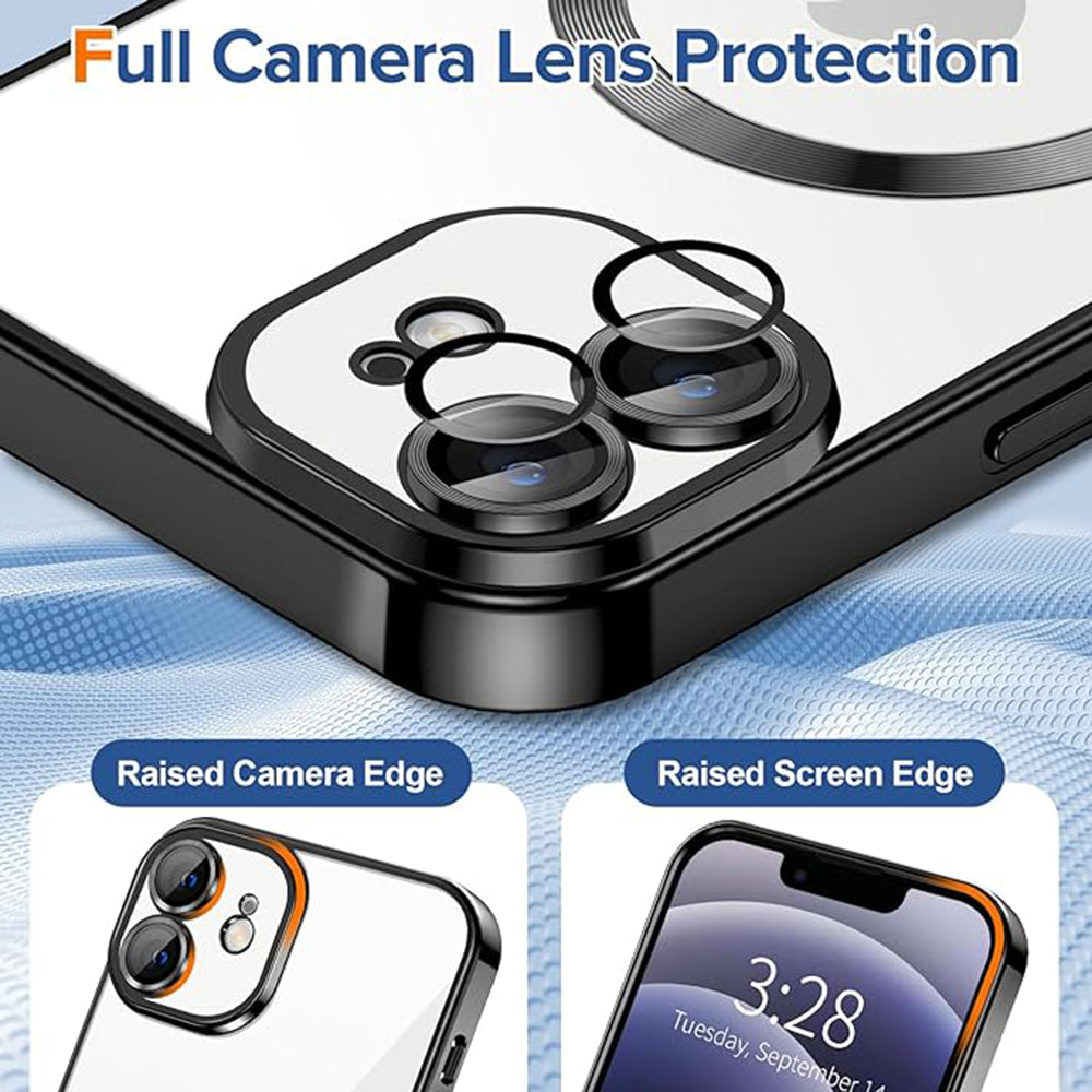 Techsuit - Luxury Crystal MagSafe - iPhone 12 - Black