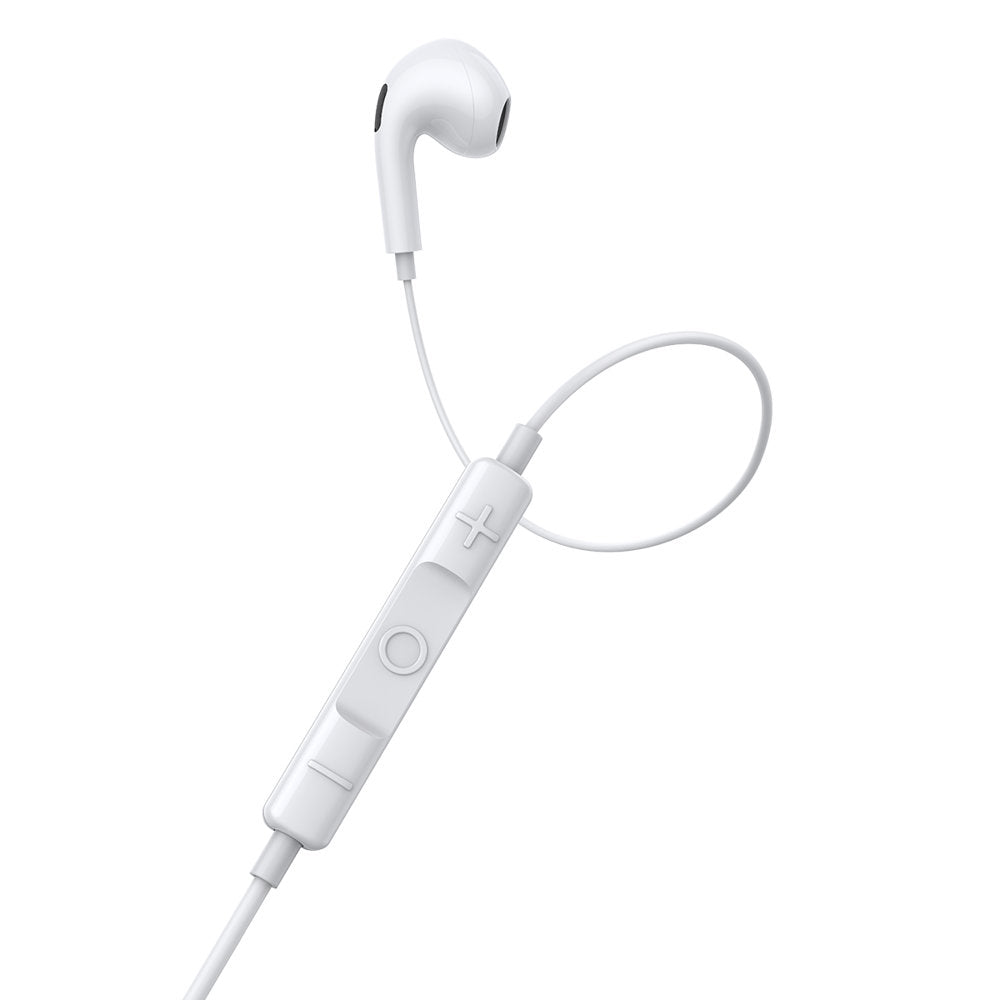Baseus - Stereo Earphones Encok C17 (NGCR010002) - with Wire, Type-C, Microphone, 1.1m - White