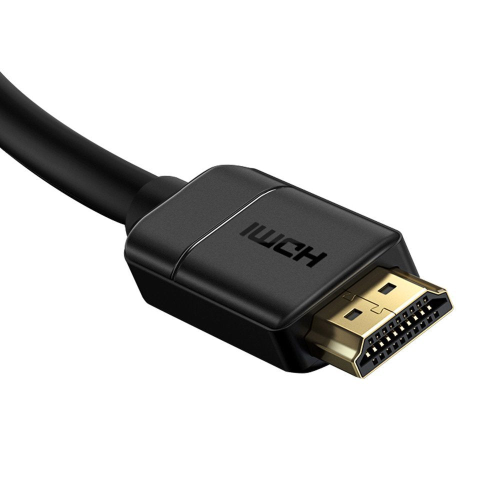 Baseus - Video Cable (CAKGQ-C01) - HDMI to HDMI, High Definition, 4K@60Hz, 3m - Black