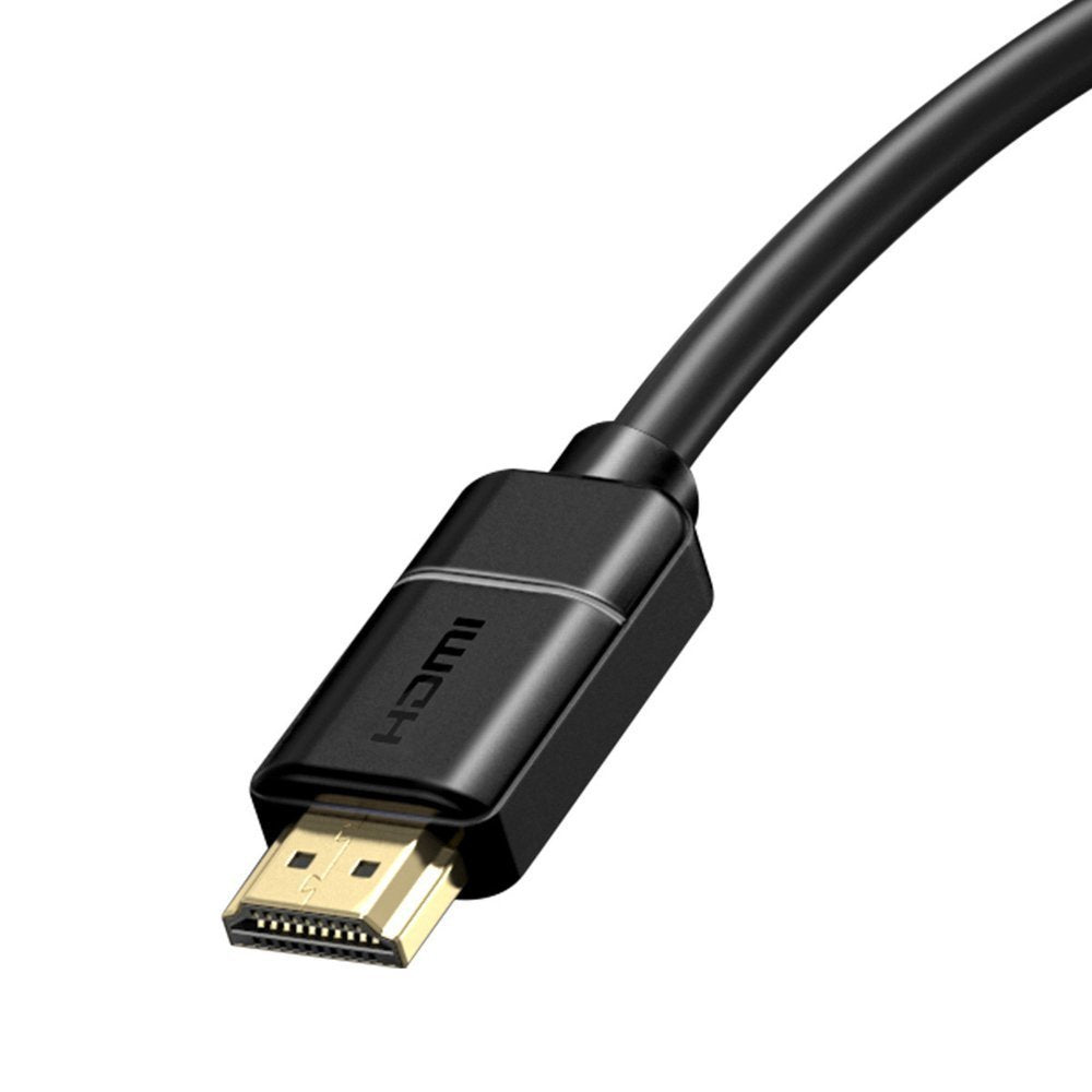 Baseus - Video Cable (CAKGQ-C01) - HDMI to HDMI, High Definition, 4K@60Hz, 3m - Black