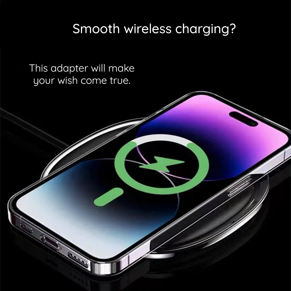 Techsuit - MagSafe Adapter (MPR5) - Round Shape, Aluminium Alloy, 3M - Black