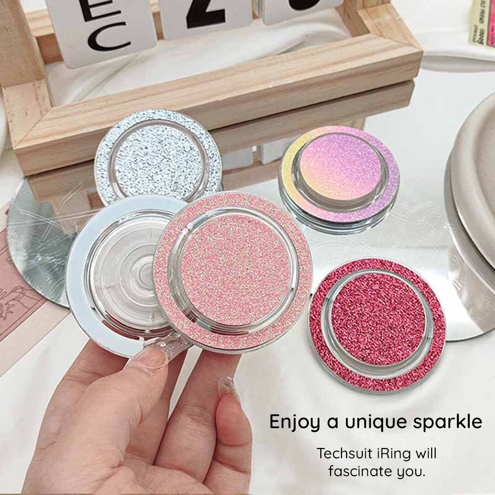 Techsuit - MagSafe Phone Ring (MPR1) - Round Shape, Polycarbonate - Pink