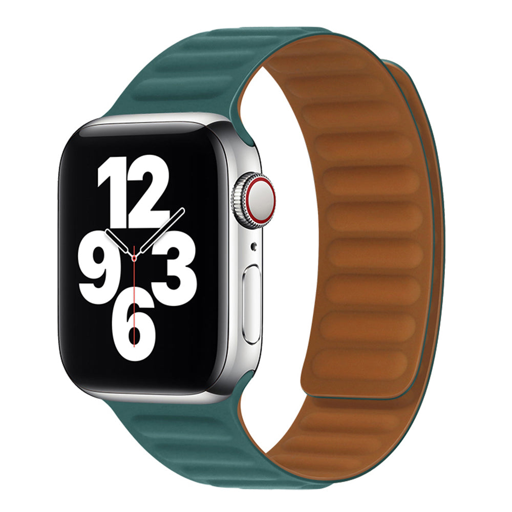 Techsuit - Watchband (W035) - Apple Watch 1/2/3/4/5/6/7/8/9/10/11/SE/SE 2/SE 3/Ultra/Ultra 2/Ultra 3 (42/44/45/46/49mm) - Turquoise