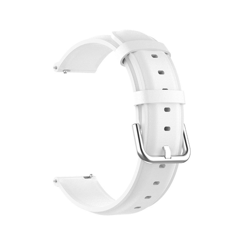 Techsuit - Watchband 20mm (W007PU) - Samsung Galaxy Watch 4/5/Active 2, Huawei Watch GT 3 (42mm)/GT 3 Pro (43mm) - White