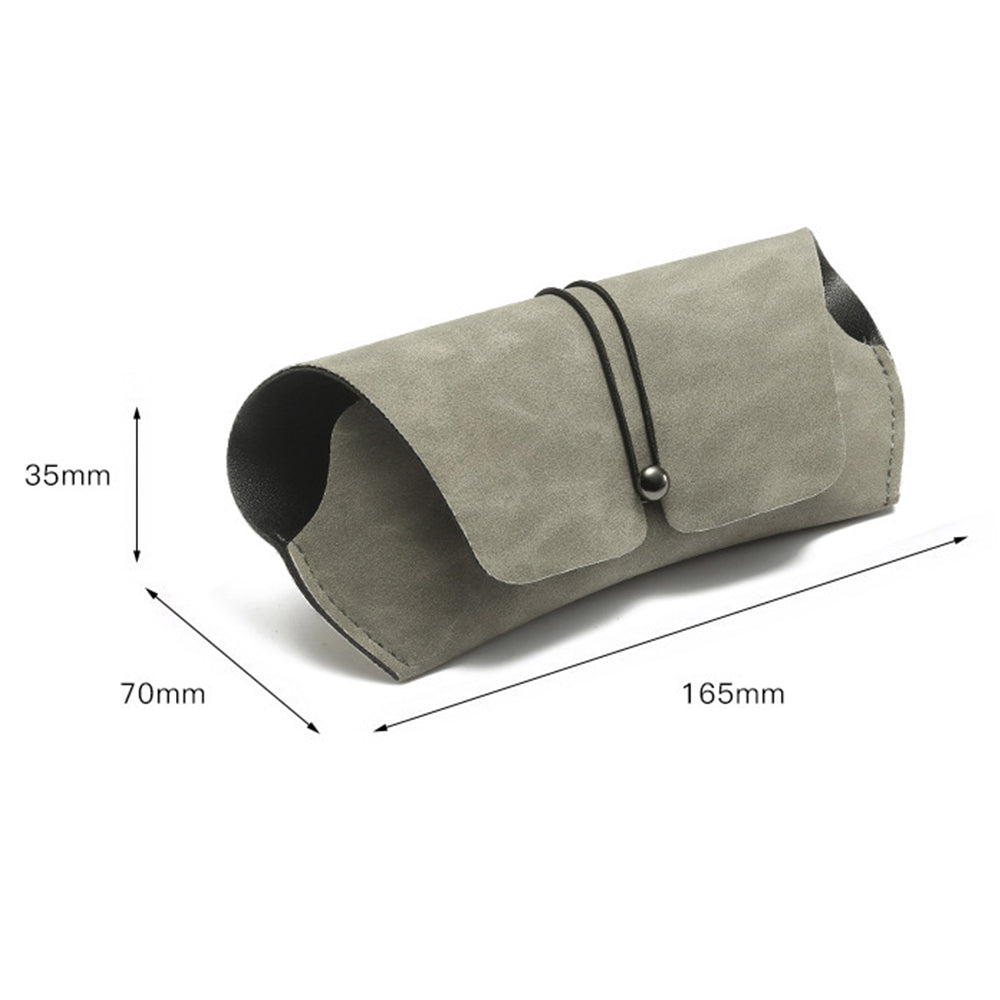 Techsuit - Glasses Case (PLSD-01) - with Button Close - Black