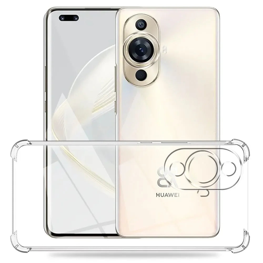 Techsuit - Shockproof Clear Silicone - Huawei nova 11 / nova 12s - Clear