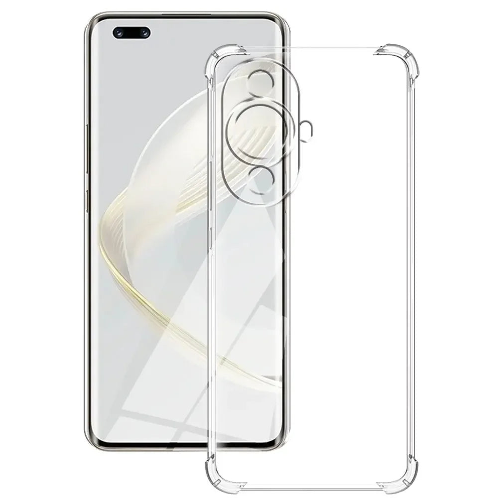 Techsuit - Shockproof Clear Silicone - Huawei nova 11 / nova 12s - Clear