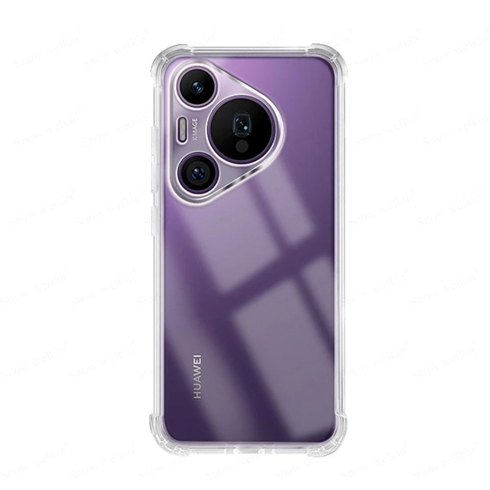 Techsuit - Shockproof Clear Silicone - Huawei Pura 70 Pro - Clear