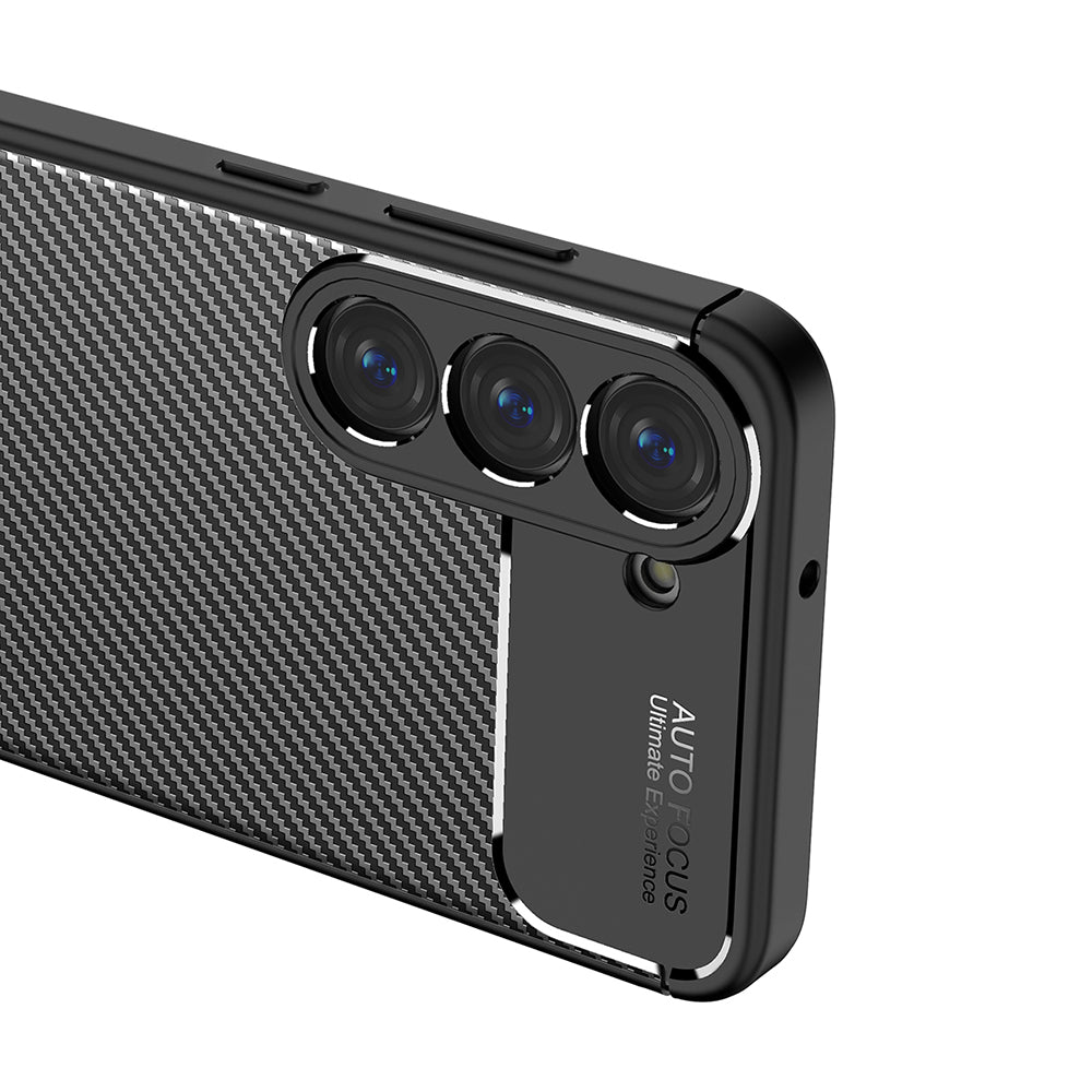 Techsuit - CarbonFiber - Galaxy S23 Plus - Black