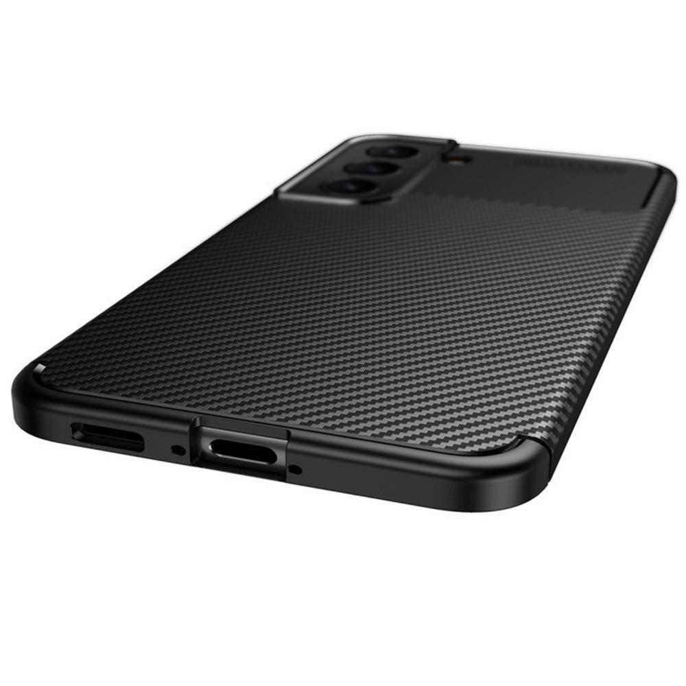 Techsuit - CarbonFiber - Galaxy S22 Plus 5G - Black