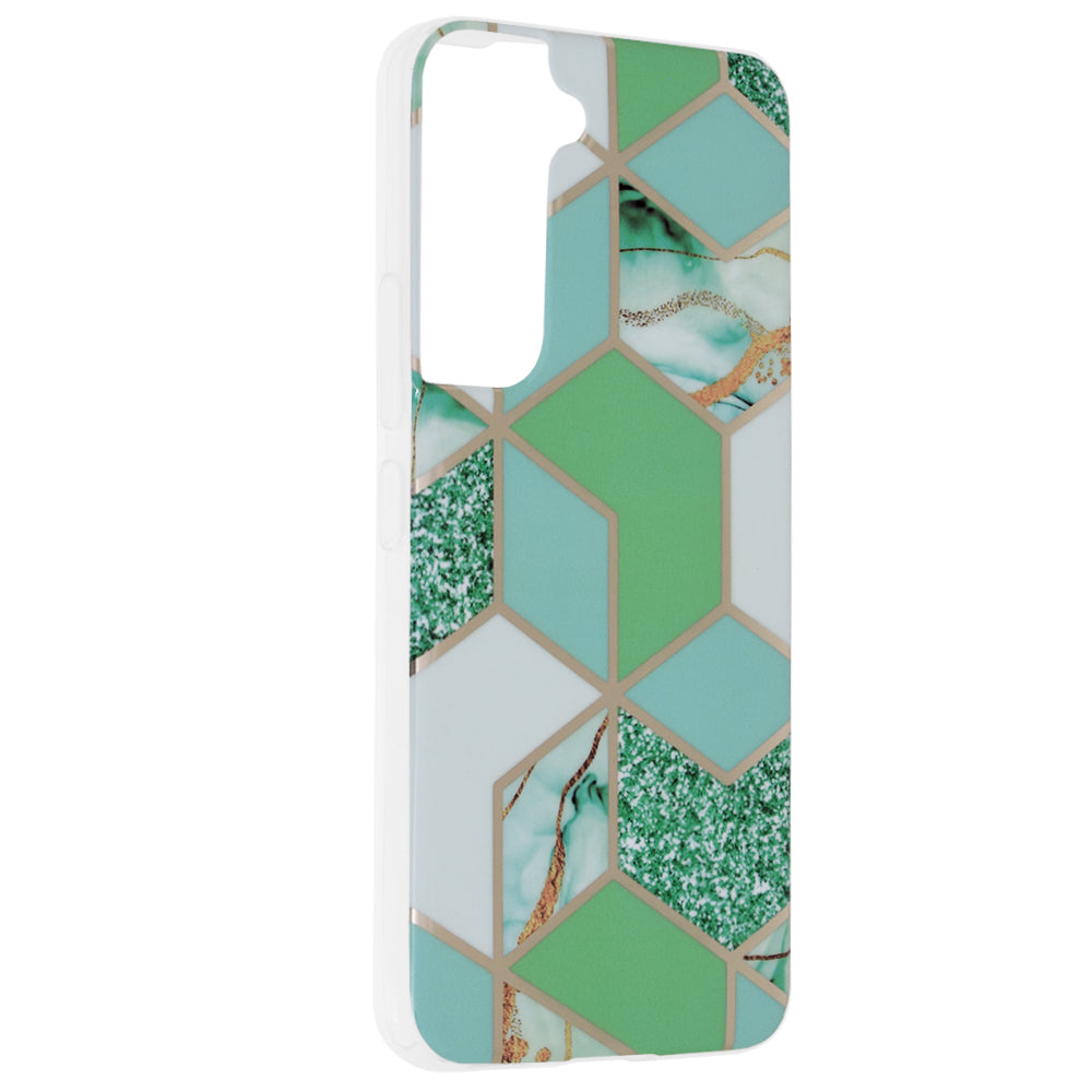Techsuit - Marble Series - Galaxy S22 - Green Hex